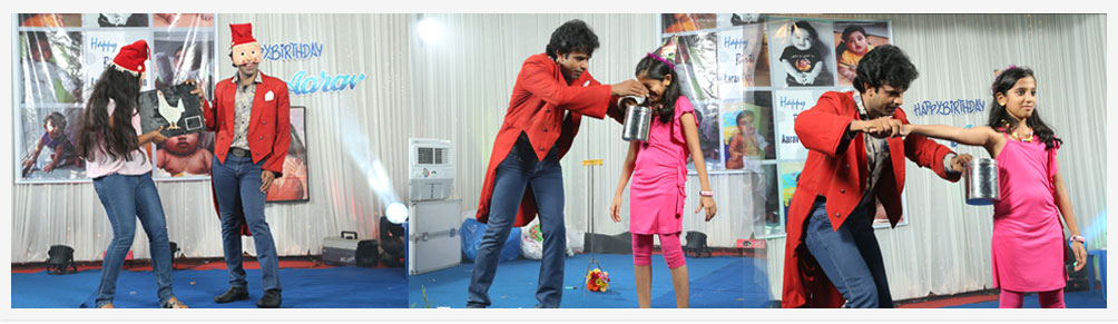 Magicians aladin lady audience participations show Cochin Kochi Kerala India